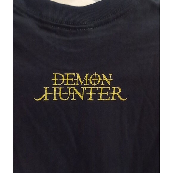 Demon Hunter T-shirt Rock Tee Heavy Metal Youth Size Medium NEW Old Stock - Picture 4 of 4